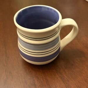 Pfaltzgraff Rio Blue and White Striped Mug
